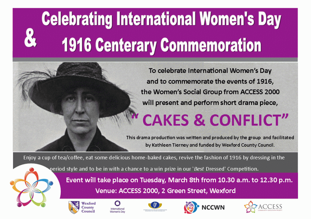 ACCESS 2000 Celebrating International Women's Day and 1916 Centenary Commemoration
