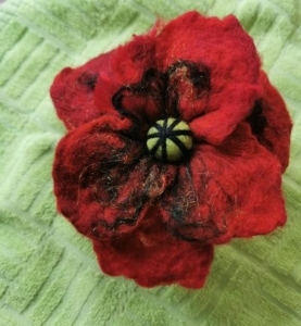 felted flower