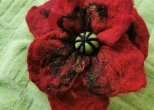 felted flower